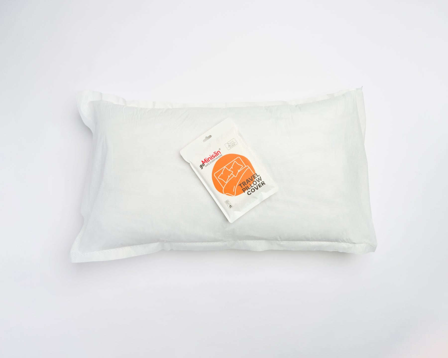 BOX - 200 PACKAGES TRAVEL PILLOW COVER