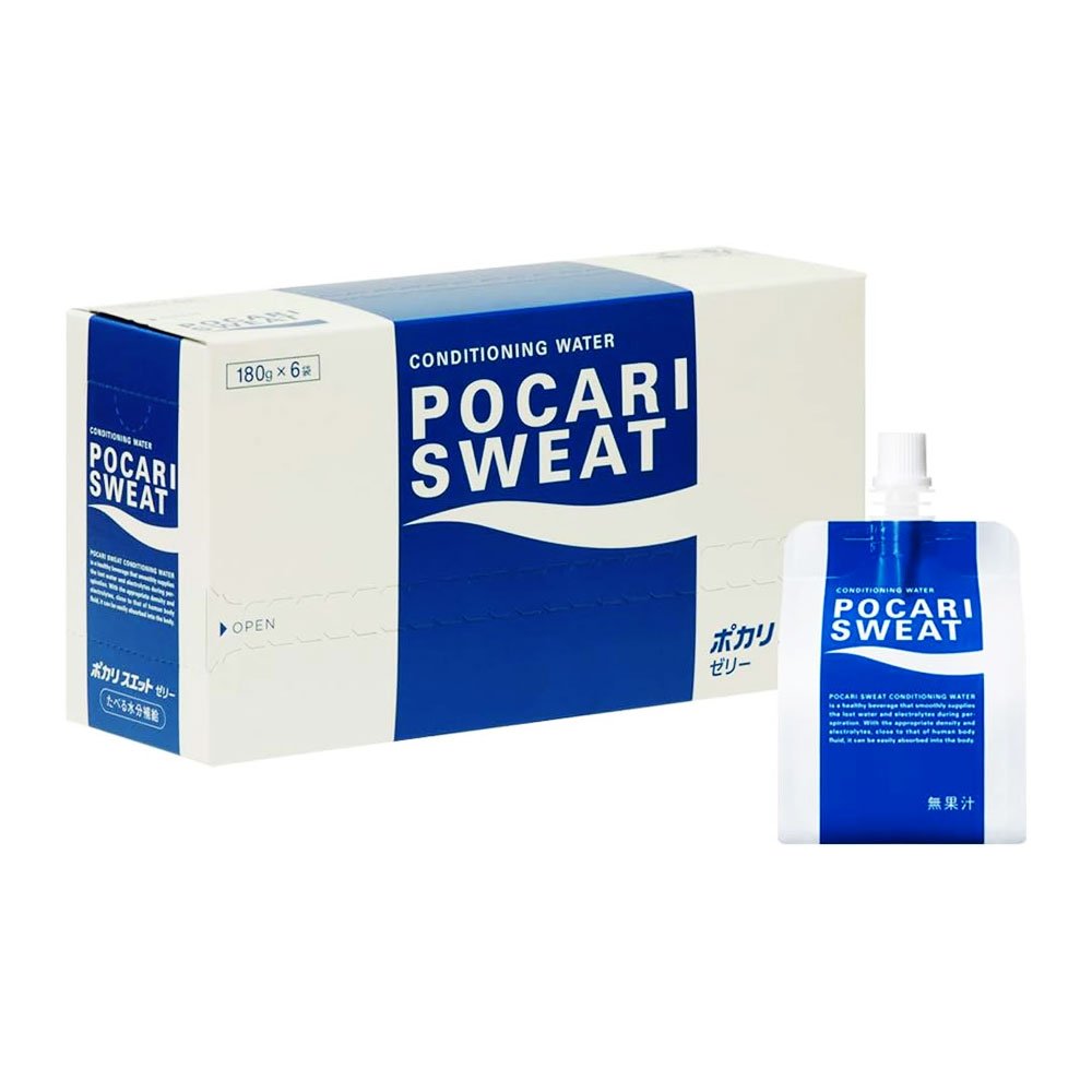 OTSUKA Pocari Sweat Jelly Sports Drink Food 180g x 6 Packs