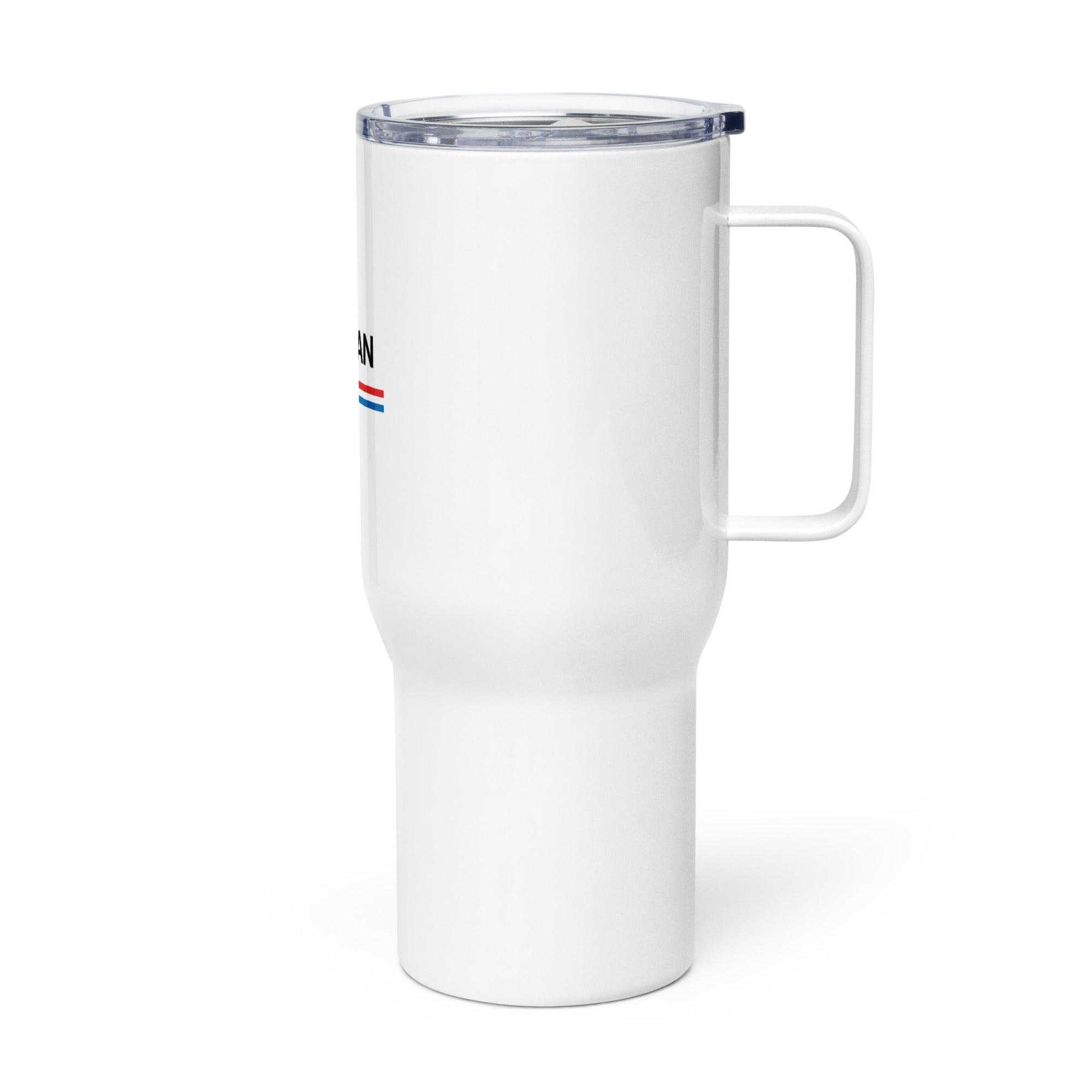 MINISAN Travel mug with a handle