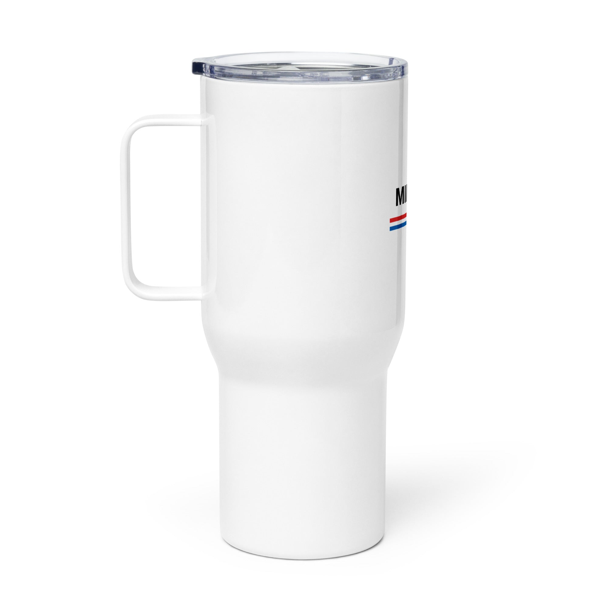 MINISAN Travel mug with a handle